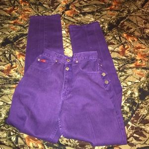 Lawman purple jeans